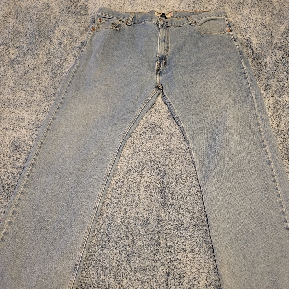 Levi 505 straight fit 44x32 size jeans